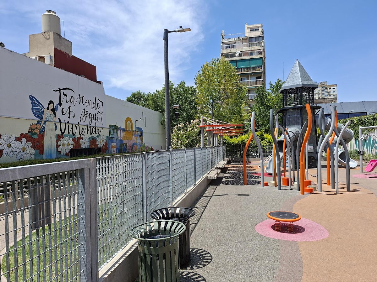 Plazas con juegos en Palermo para bebés y niños